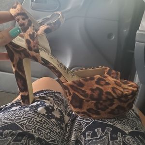 Leopard Print heels